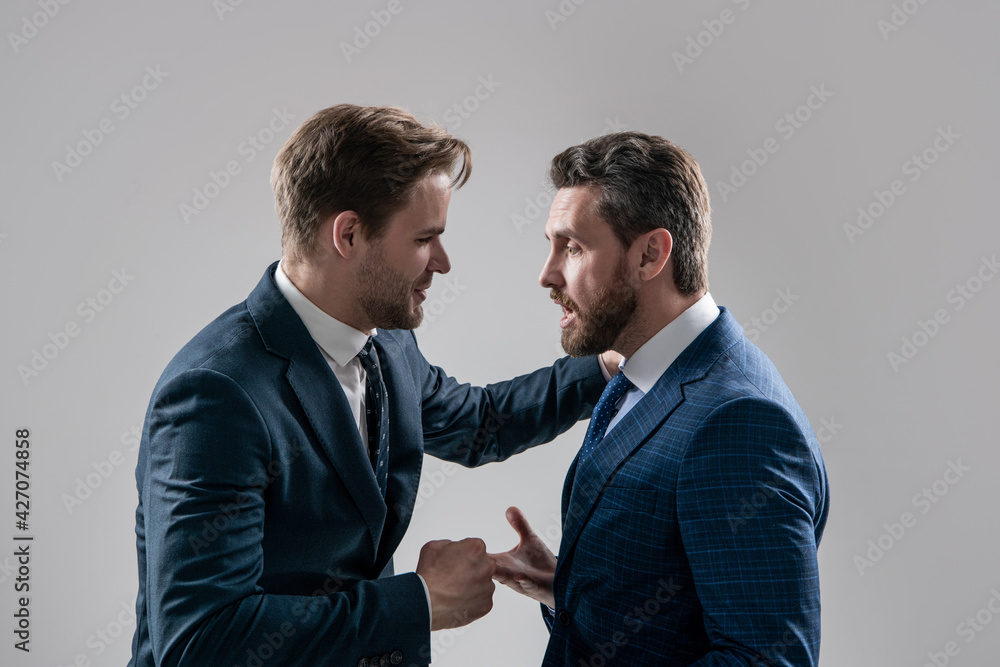 boss and employee. disagreed men partners. business competition. businessmeeting. boss and employee. disagreed men partners. business competition. businessmeeting.