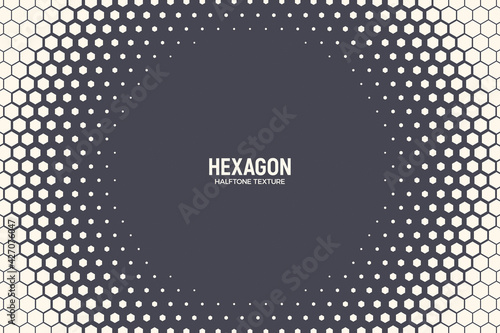 Canvastavla Hexagonal Halftone Texture Vector Frame Geometric Technology Abstract Background