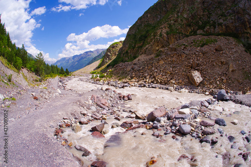 Baksan River Valley near Mount Elbrus