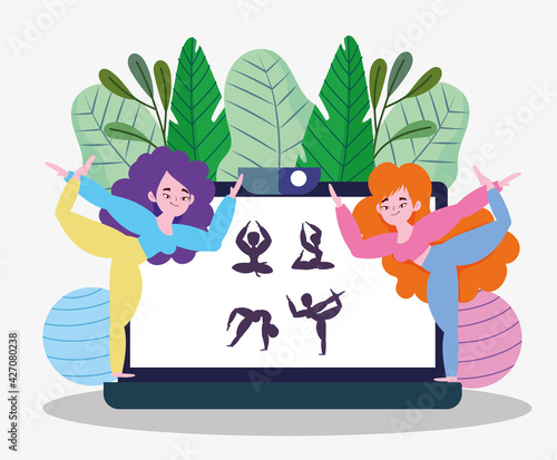 online yoga lesson