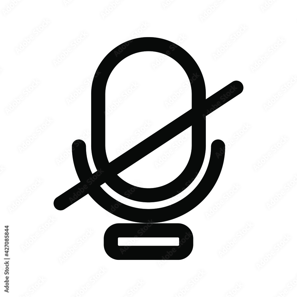 microphone icon on the phone. on a white background microphone icon on the phone. on a white background