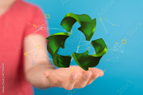 Concept of recycling - 3d r...