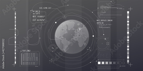 Design of the virtual interface of the planetary protection program.