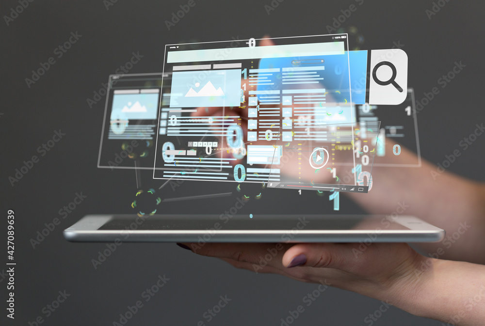 develop interface web application in hand develop interface web application in hand