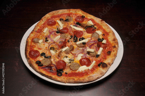 Delicious Italian Pizza Supreme
