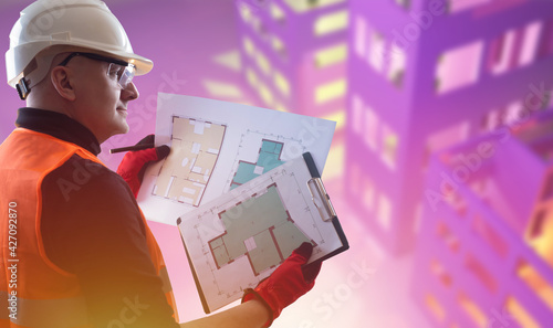 Builder with blueprints dra...
