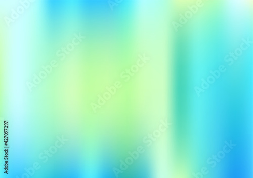 Holograph Minimal Banner. Rainbow Overlay Hologram Cover. Iridescent