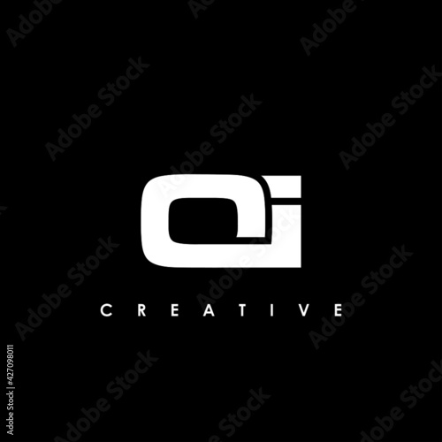 OI Letter Initial Logo Design Template Vector Illustration