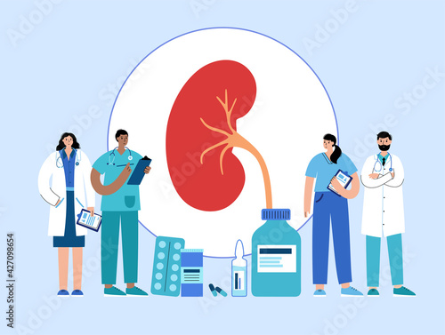 Kidney disease concept