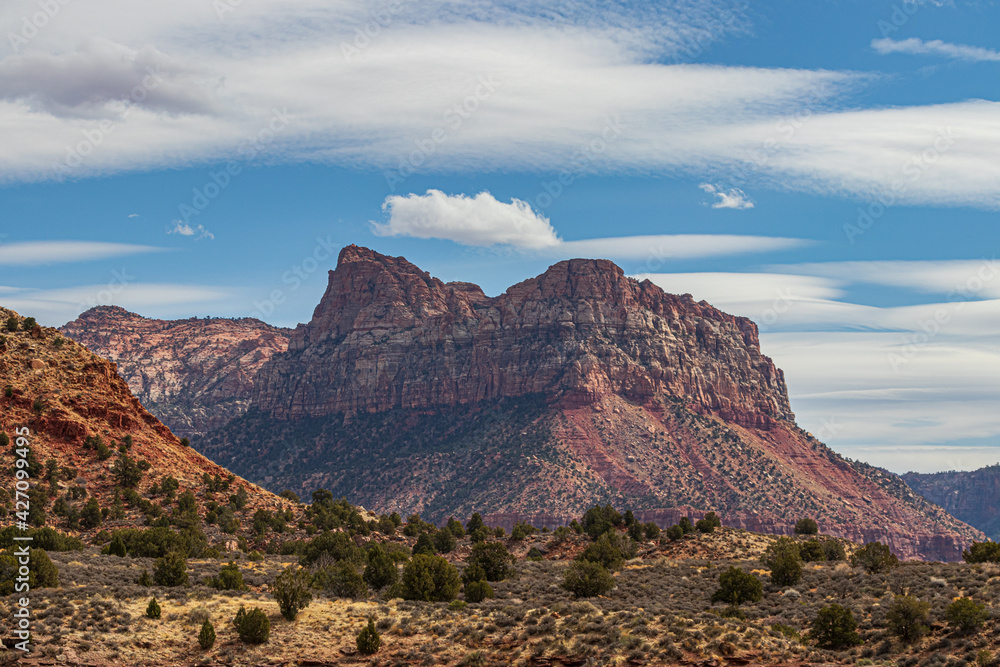 red rocks in the desert