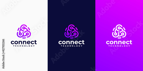 creative abstract technology company logo ideas