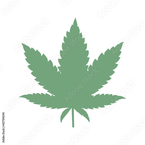 Medical Marijuana Flat Graphic - Vector Graphics