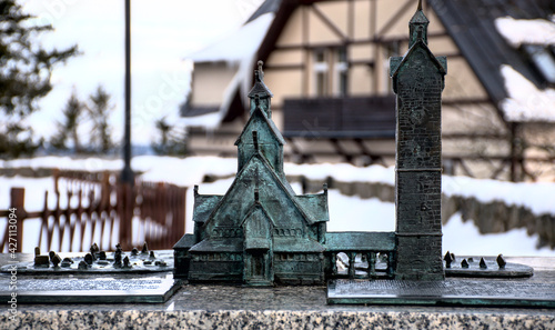 mockup of the Wang temple