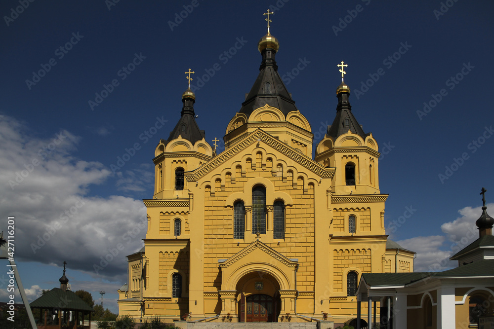 Alexander Nevsky New Fair Cathedral in Nizhny Novgorod, Russia