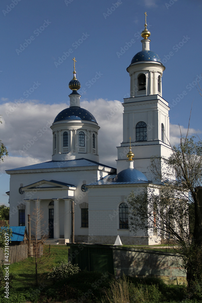 Church of the Intercession in the village of Glukhovo, Diveevsky District, Nizhny Novgorod Region, Russia
