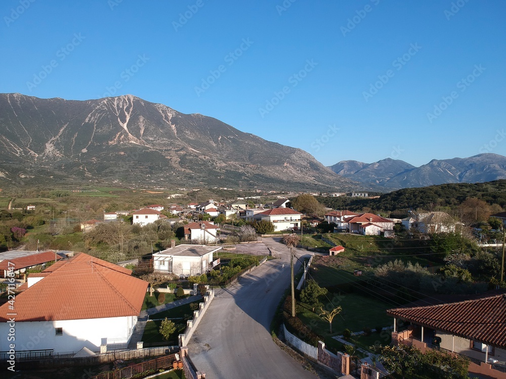 Fototapeta premium aerial, animal, beak, beauty, big, bird, bird's nest, cables, ciconia, countryside, europe, extremadura, family, feather, fly, garden, greece, high, houses, large, legs, light pole, mountains, nature