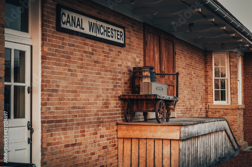 Historic Canal Winchester Innerurban train station