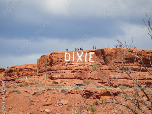 White Dixie letter of The Dixie Sugarloaf photo