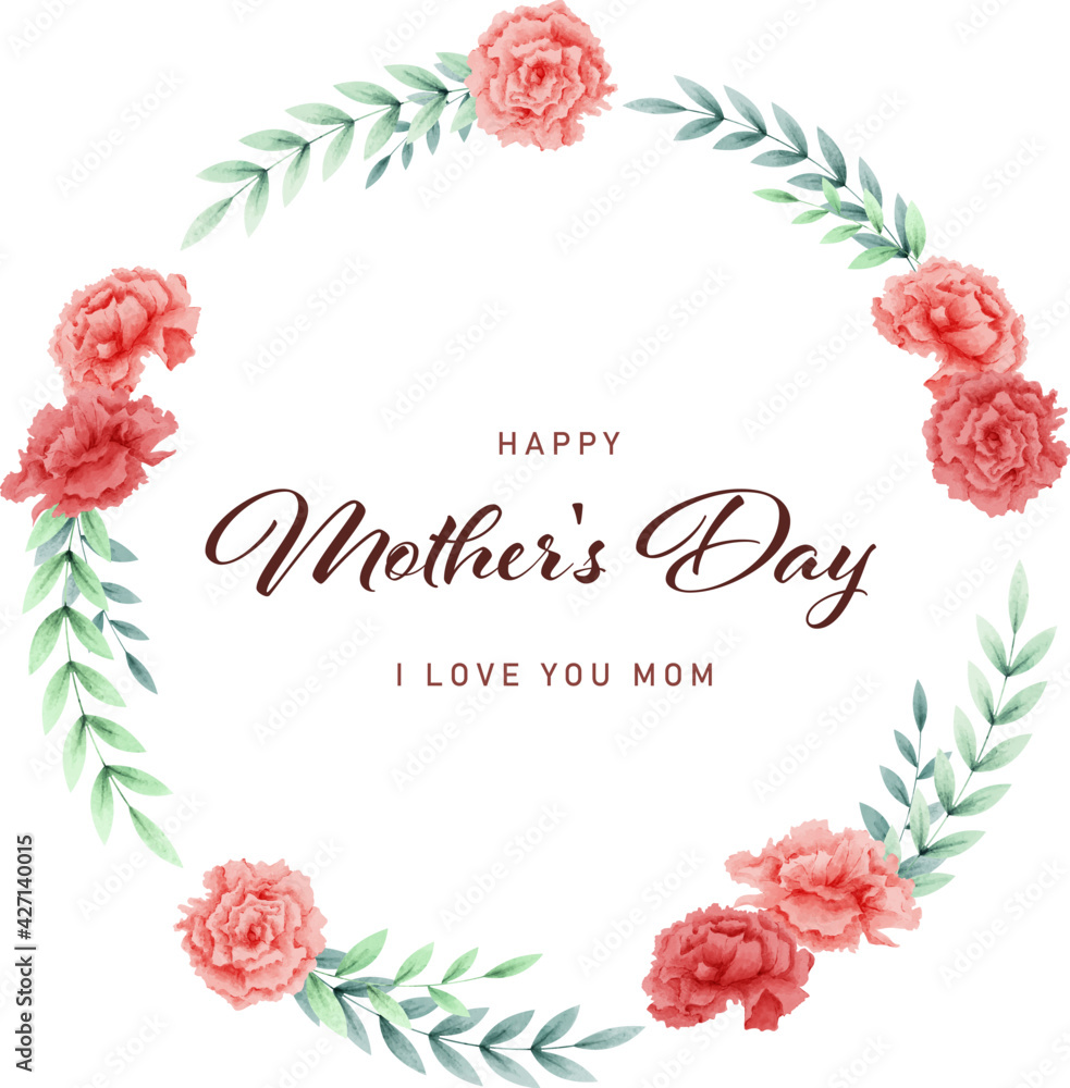 母の日 水彩 カーネーション 円フレーム 丸フレーム Watercolor Circle Carnation Frame For Mother S Day Vector Image Stock Vector Adobe Stock 母の日 水彩 カーネーション 円フレーム 丸フレーム Watercolor Circle Carnation Frame For Mother S Day Vector Image Stock Vector Adobe Stock