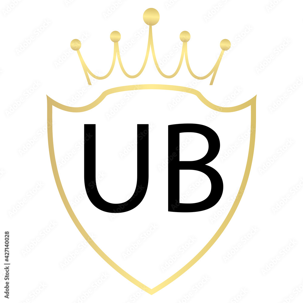 UB Letter Logo Design With Simple style UB Letter Logo Design With Simple style