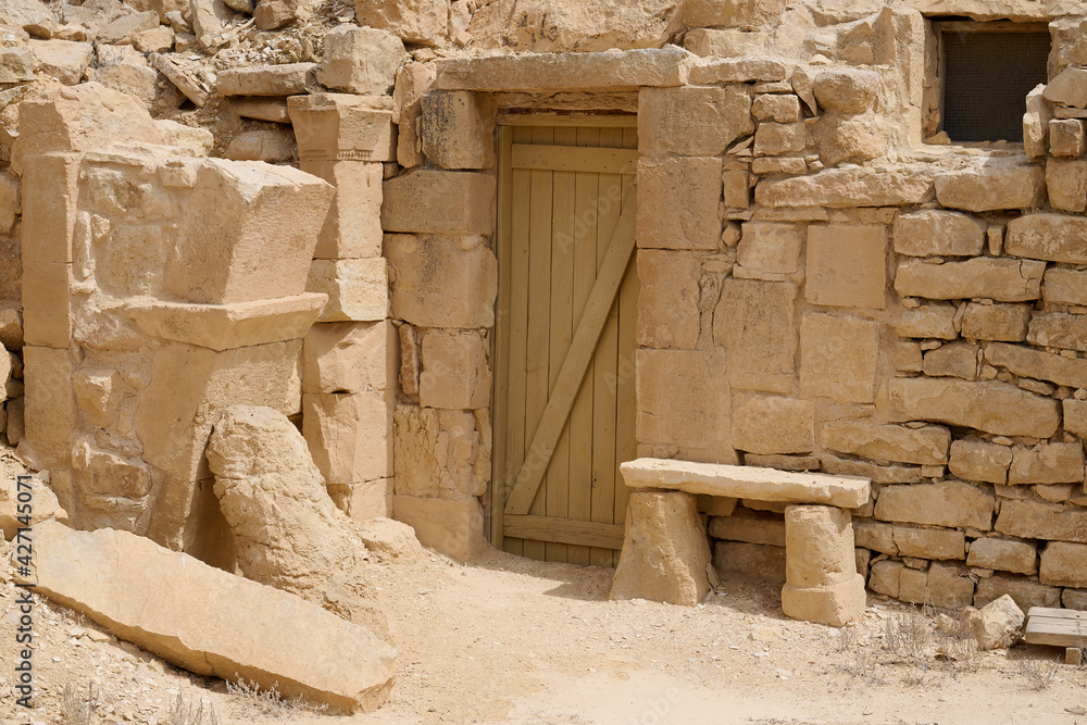 ruins of an ancient Nabatean city in the northern Negev