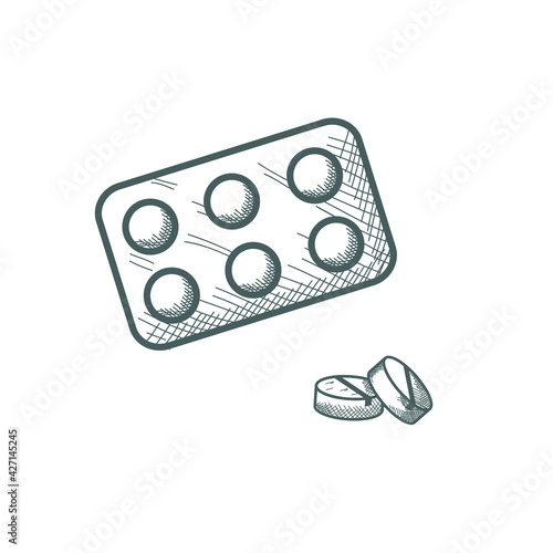 cute funny cartoon medical industry illustration on background