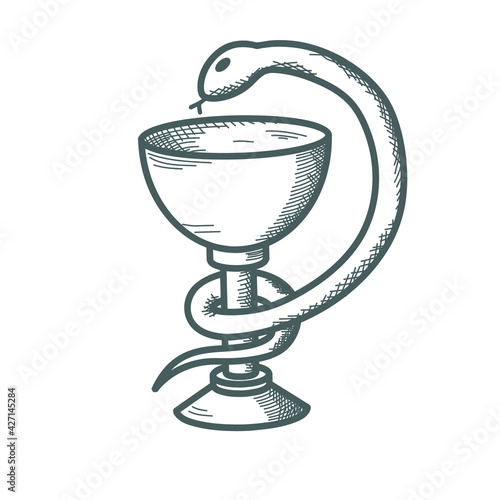 cute funny cartoon medical industry illustration on background