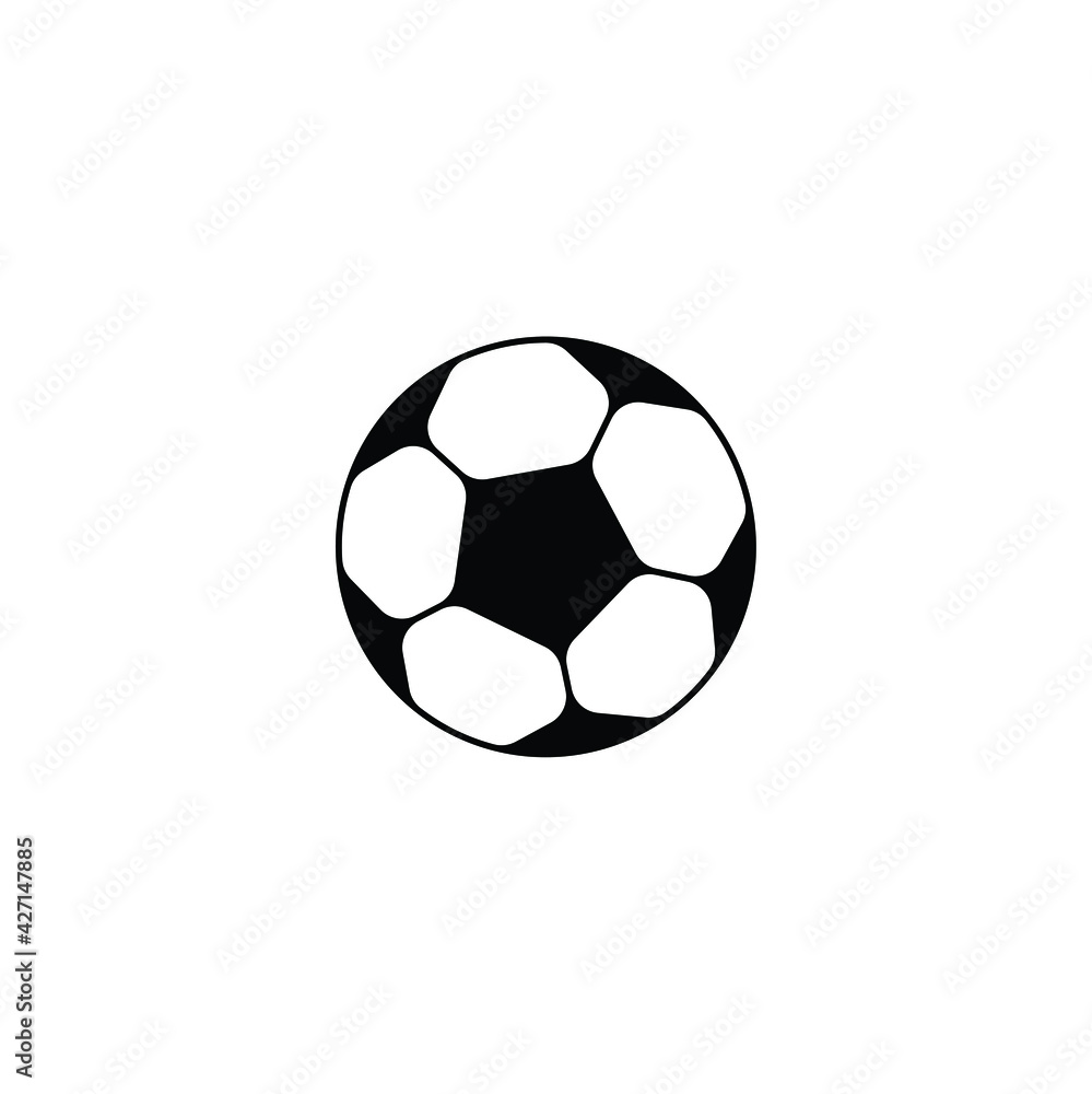 Football or soccer icon in trendy simple style isolated on white background. Symbol for your web site design, logo, app, UI. Vector illustration, EPS Football or soccer icon in trendy simple style isolated on white background. Symbol for your web site design, logo, app, UI. Vector illustration, EPS