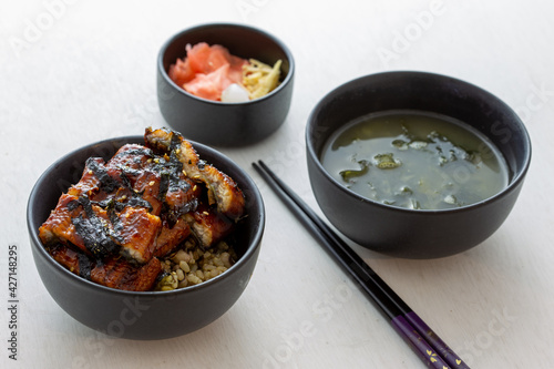 Japanese cuisine of Grilled eel