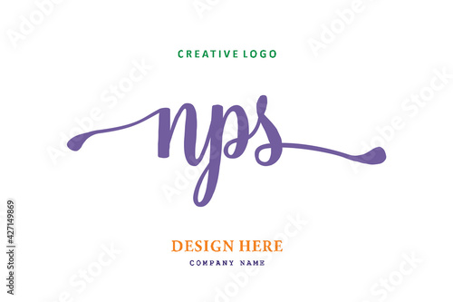 NPS lettering logo is simple, easy to understand and authoritative