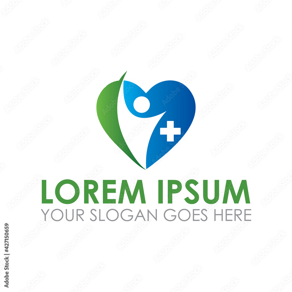 Fototapeta premium healthy care vector , medical logo