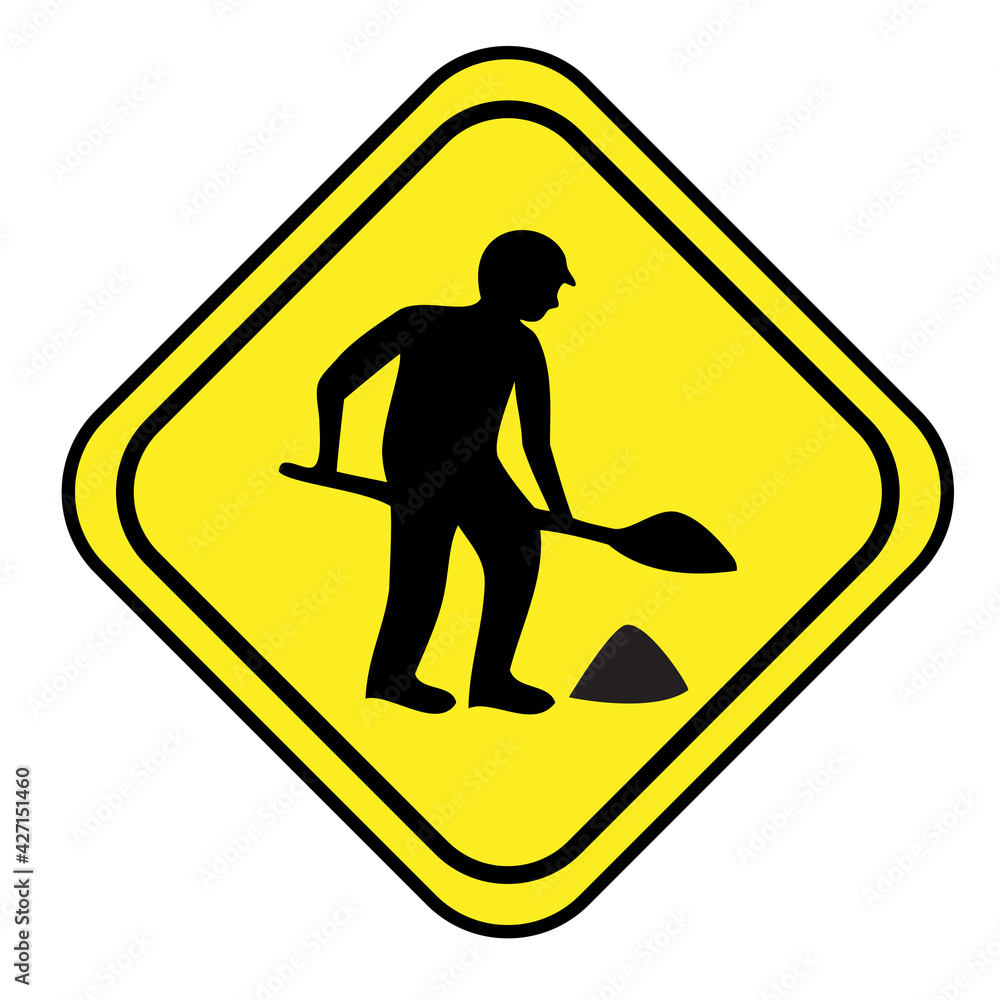 traffic signs road work vector illustration,isolated on white background traffic signs road work vector illustration,isolated on white background