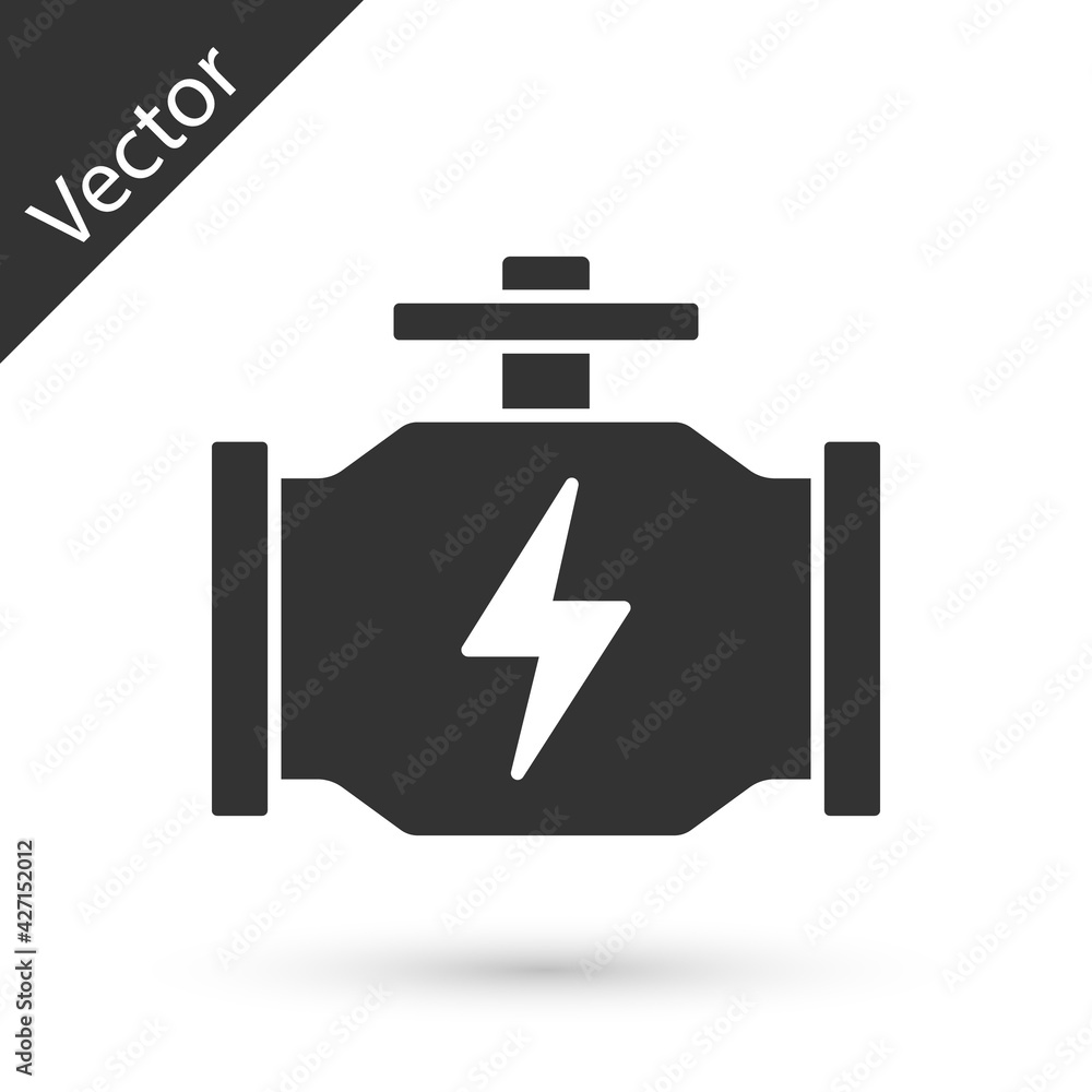 Grey Check engine icon isolated on white background. Vector Grey Check engine icon isolated on white background. Vector