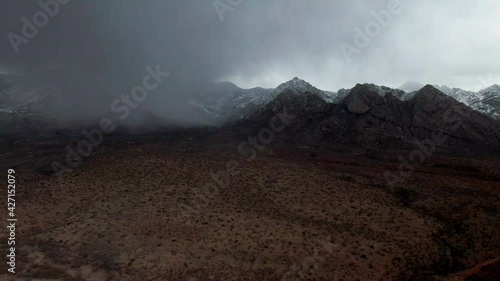 misty morning in the mountains