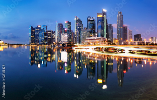 Singapore skyline with skyscraper - Asia © TTstudio