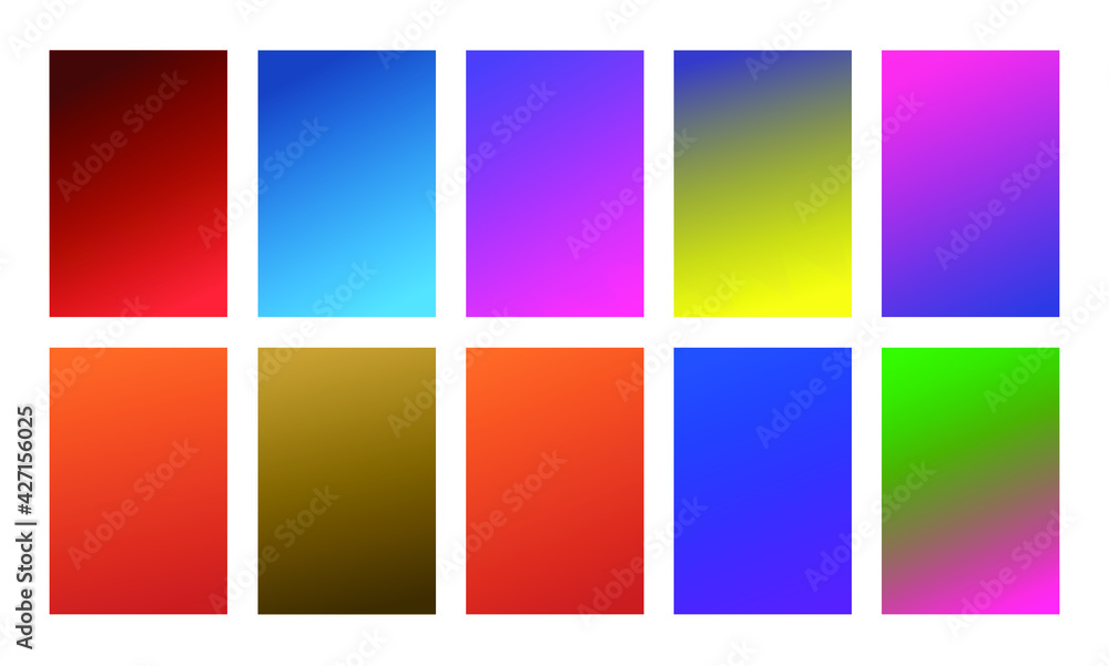 Modern vector template for cover, poster, brochure, mobile app. Abstract color gradient background Modern vector template for cover, poster, brochure, mobile app. Abstract color gradient background