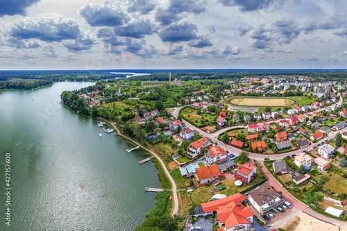 Ruciane-Nida -miasto na Mazurach w północno-wschodniej Polsce