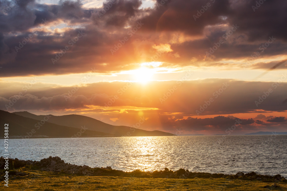 Obraz premium Sea sunset