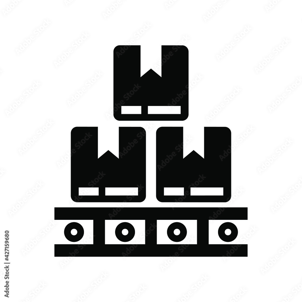 Conveyor belt icon Conveyor belt icon