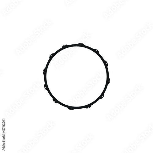 Snare drum simple icon