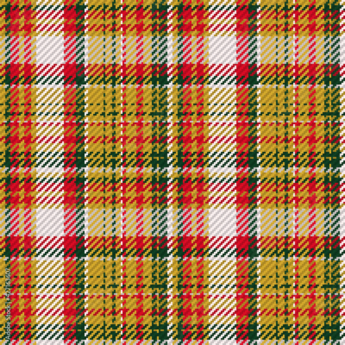 Seamless pattern of scottish tartan plaid. Repeatable background with check fabric texture. Vector backdrop striped textile print. © SolaruS