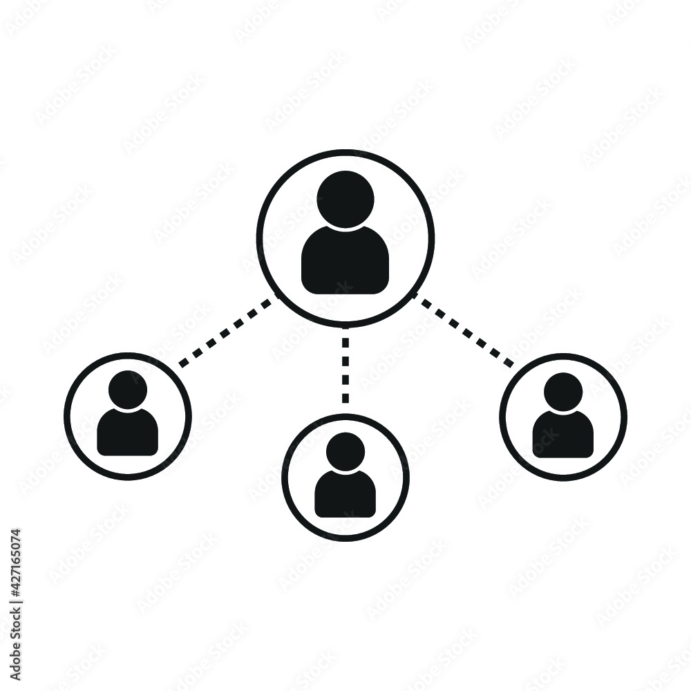 People Network Social Connection Icon Vector With Male Person Avatar Symbol for Multiple Sharing for Business and Teamwork in Flat icon People Network Social Connection Icon Vector With Male Person Avatar Symbol for Multiple Sharing for Business and Teamwork in Flat icon