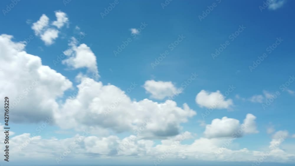 Clouds full circle panorama. High quality aerial 4k footage Clouds full circle panorama. High quality aerial 4k footage