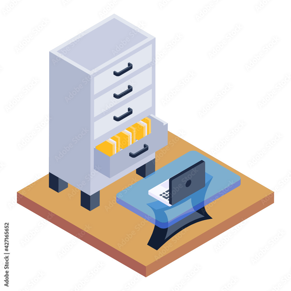 Work table isometric icon is editable and premium
Work table isometric icon is editable and premium