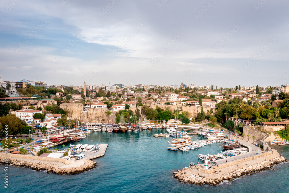 city harbor of Antalya, Turkey