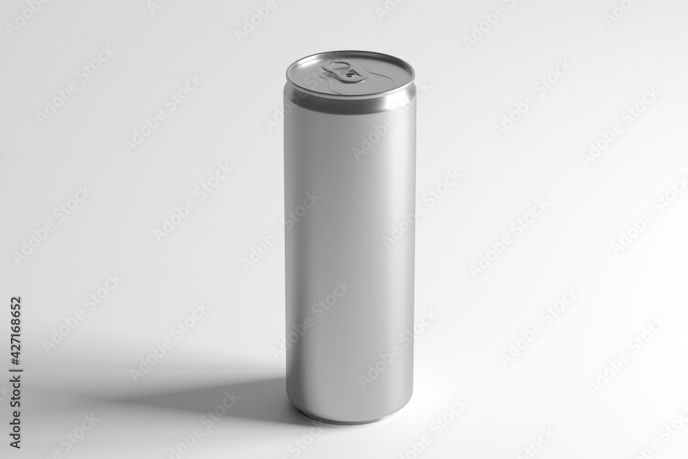 mock up view of a metal can - 3d rendering mock up view of a metal can - 3d rendering