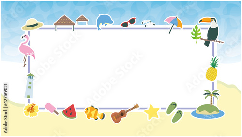 サマーバケーション　背景