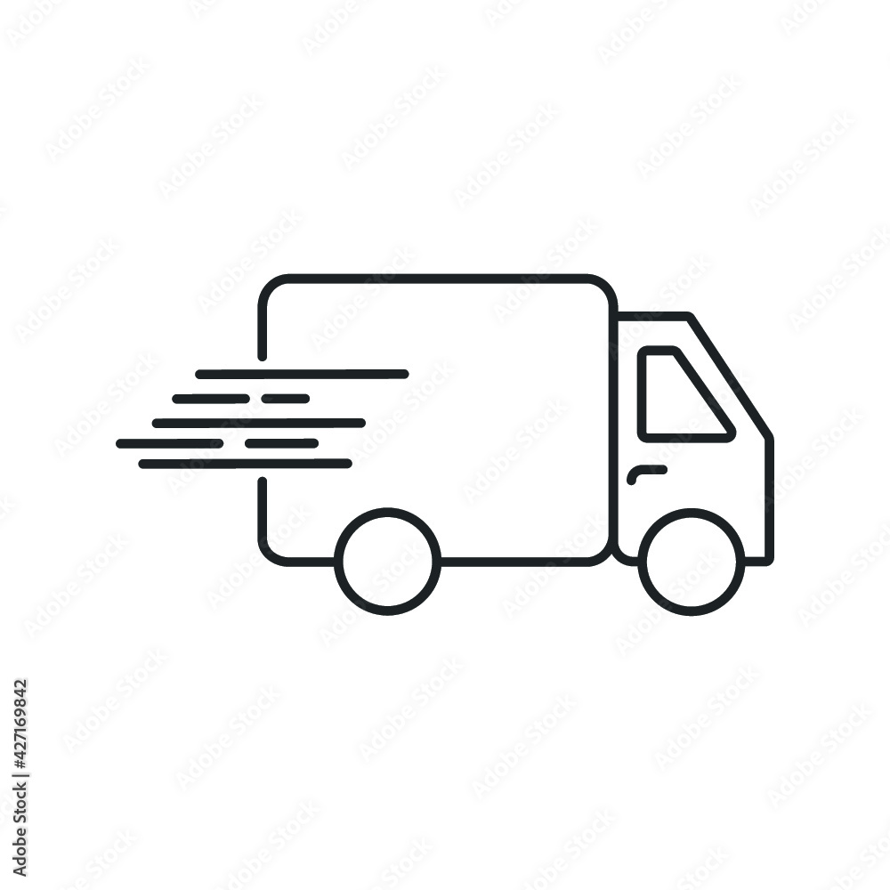 Delivery Truck Icon Design Logo Template Delivery Truck Icon Design Logo Template