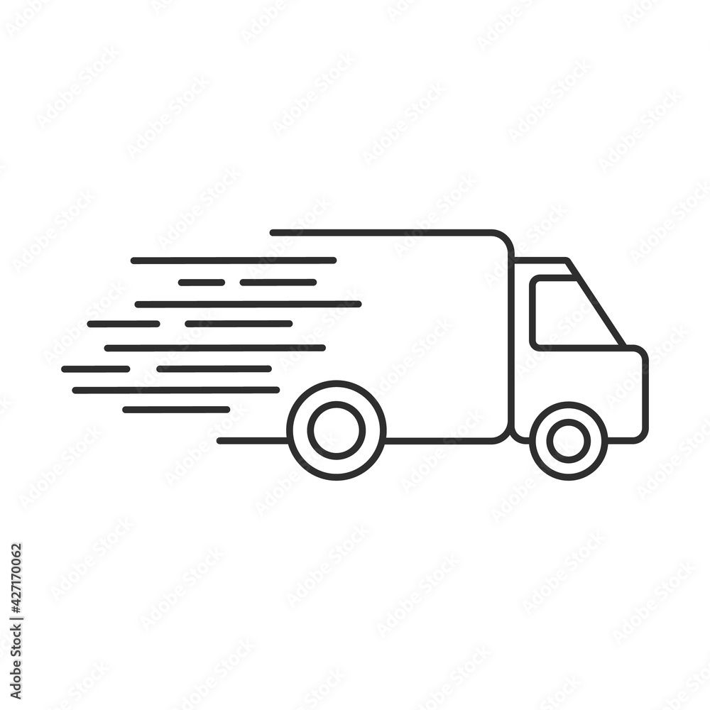 truck icon delivery symbol logo template truck icon delivery symbol logo template
