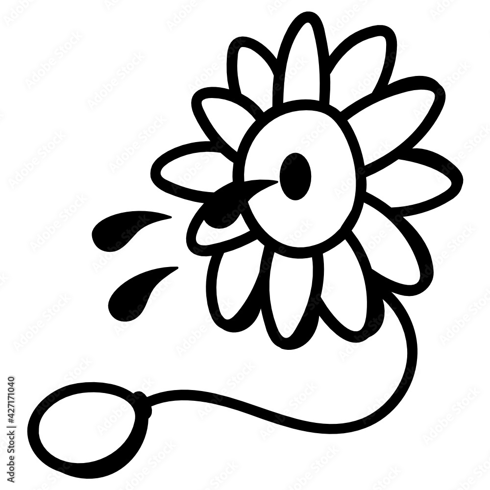 Flower prank creatively designed in hand drawn vector style
Flower prank creatively designed in hand drawn vector style